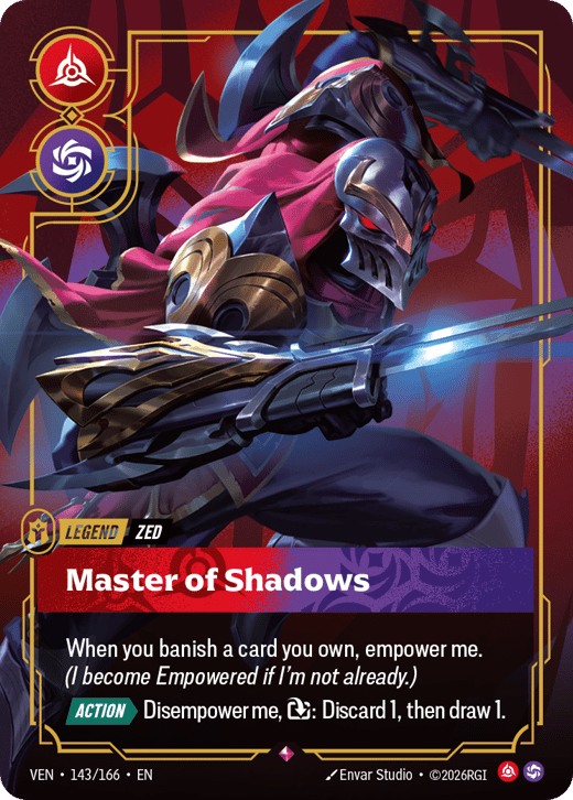 Master of Shadows VEN-143/166 — Vendetta