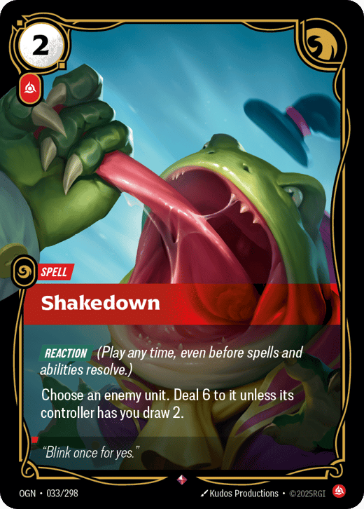 Shakedown OGN-033/298 — Origins