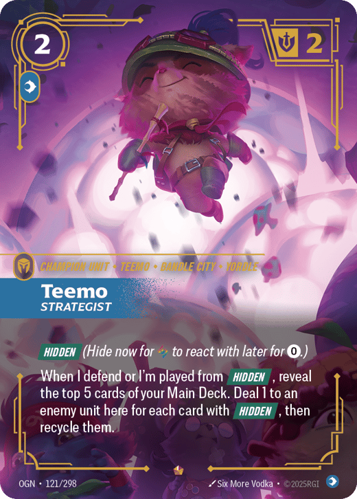 Teemo, Stratège OGN-121/298 — Origins