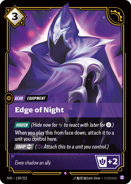 Edge of Night SFD-139/221 — Spiritforged