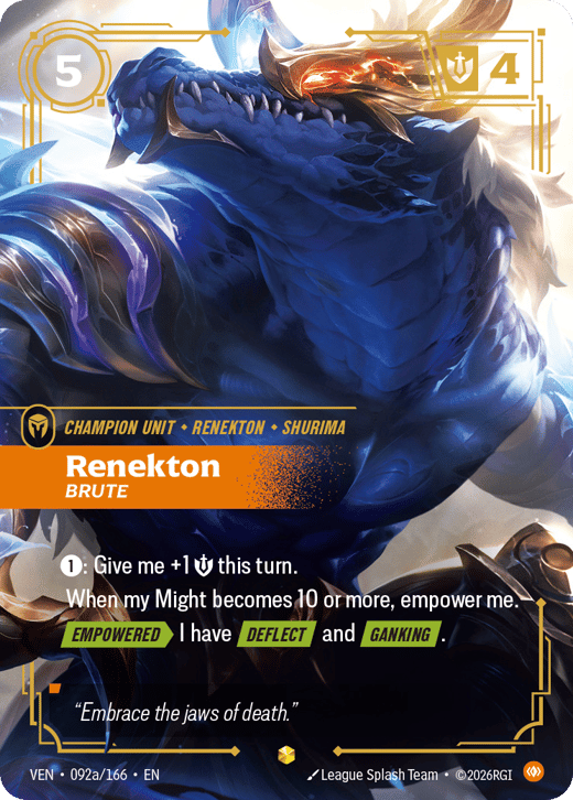 Renekton, Brute VEN-092a/166 — Vendetta