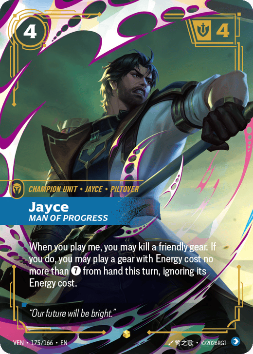 Jayce, Man of Progress VEN-175/166 — Vendetta