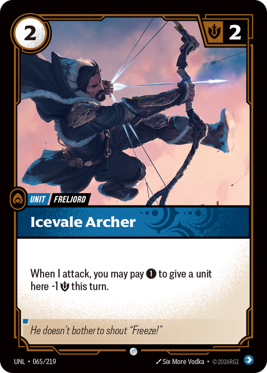 Archer du Val gelé UNL-065/219 — Unleashed