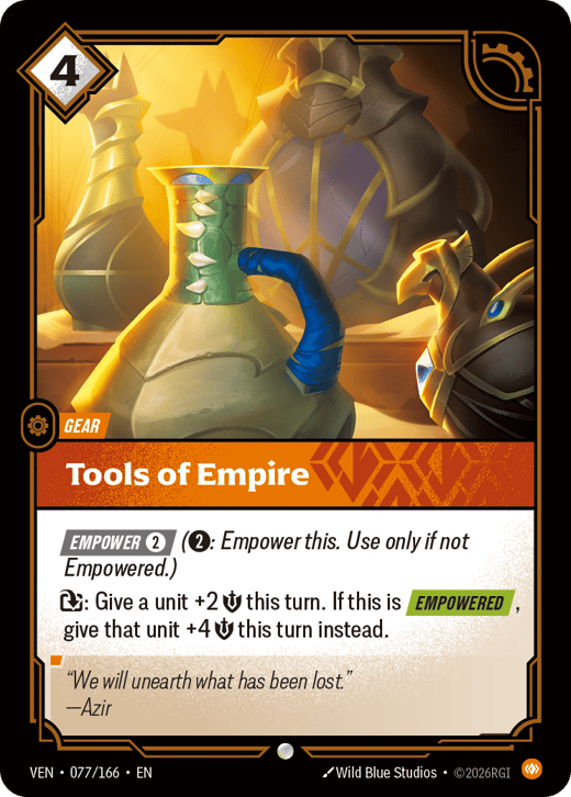 Tools of Empire VEN-077/166 — Vendetta
