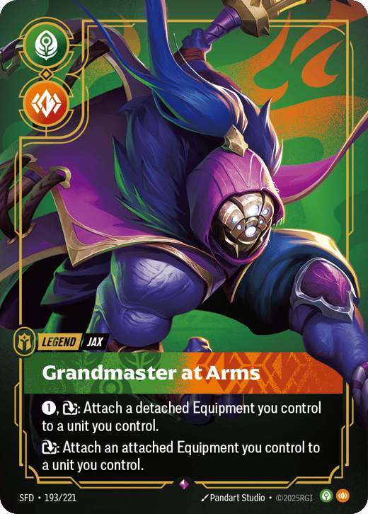 Jax, Maître d'armes SFD-193/221 — Spiritforged
