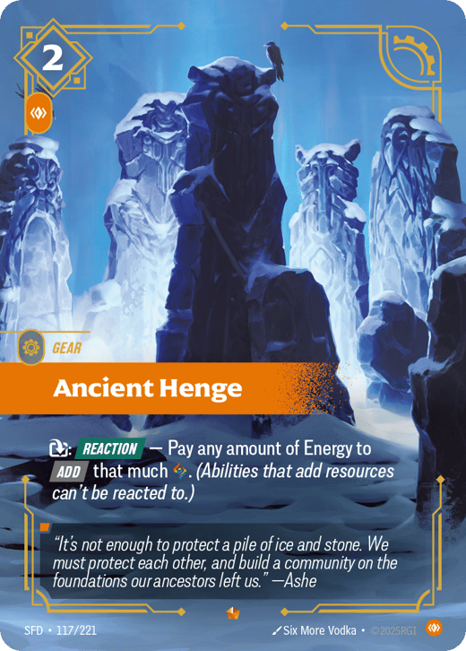 Ancient Henge SFD-117/221 — Spiritforged