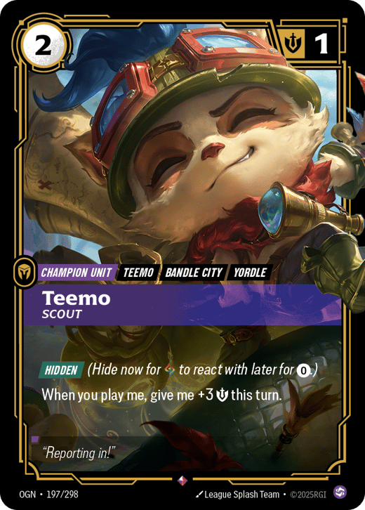 Teemo, Éclaireur OGN-197/298 — Origins