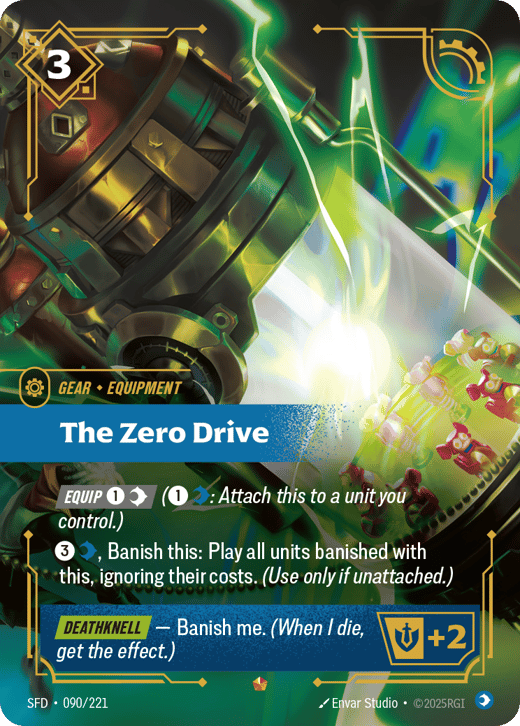 The Zero Drive SFD-090/221 — Spiritforged