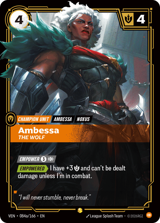 Ambessa, The Wolf VEN-084a/166 — Vendetta