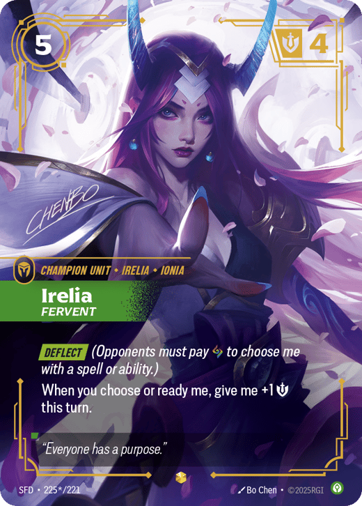 Irelia, Fervente SFD-225*/221 — Spiritforged