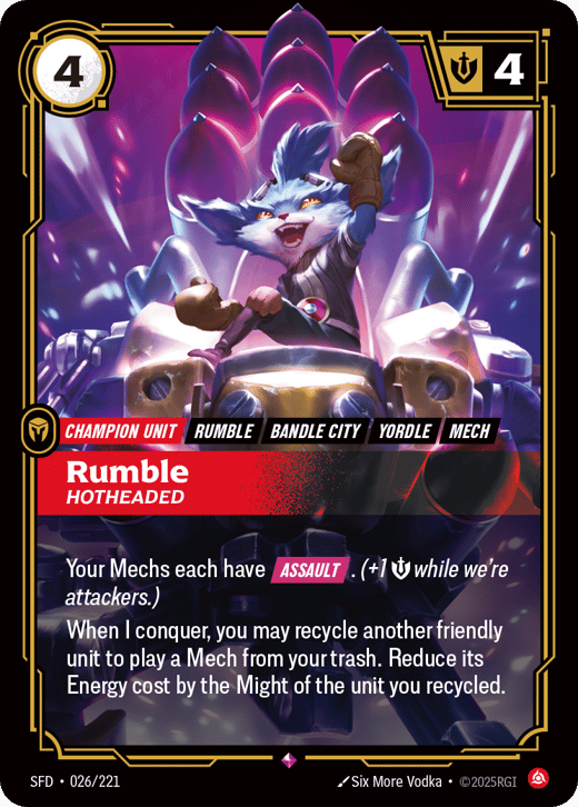 Rumble, Fougueux SFD-026/221 — Spiritforged