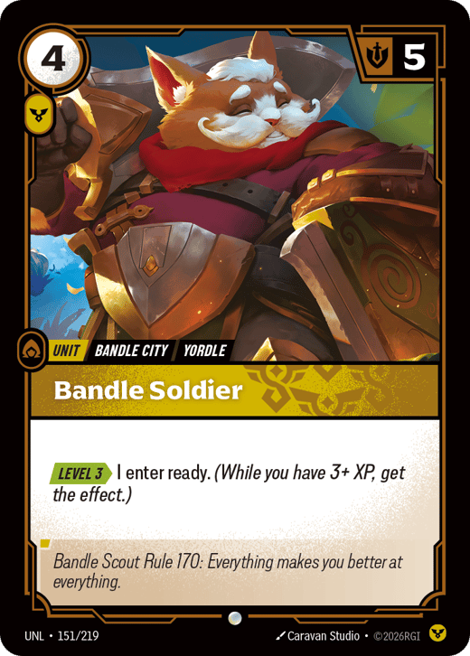 Bandle Soldier UNL-151/219 — Unleashed