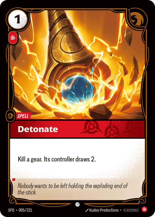 Detonate SFD-005/221 — Spiritforged