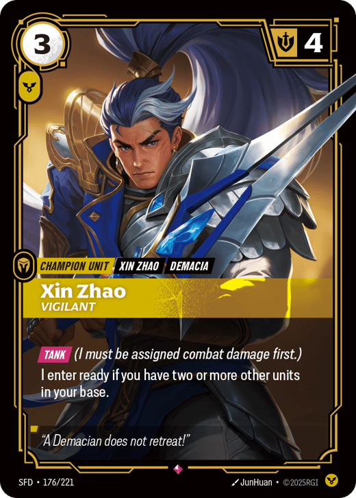 Xin Zhao, Vigilant SFD-176/221 — Spiritforged