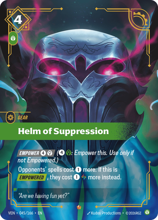 Helm of Suppression VEN-045/166 — Vendetta