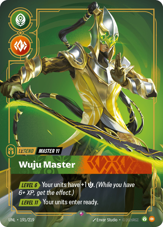 Wuju Master UNL-191/219 — Unleashed