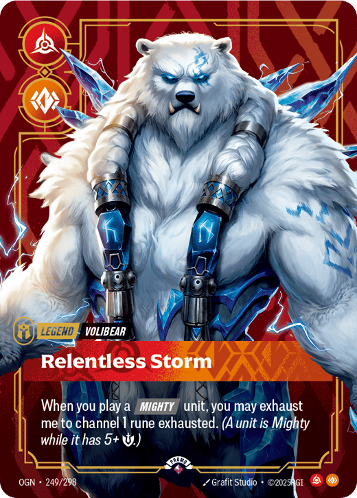 Volibear, Tempête impitoyable OGN-249/298 — Origins