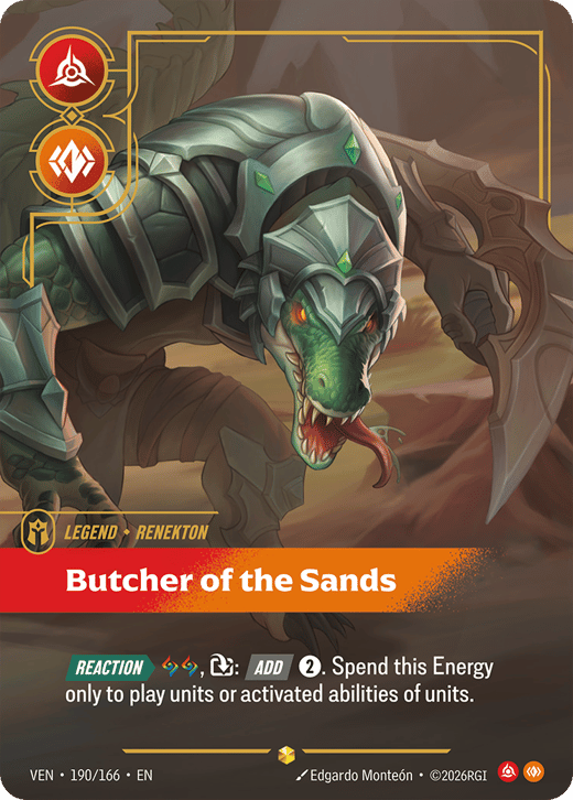 Butcher of the Sands VEN-190/166 — Vendetta