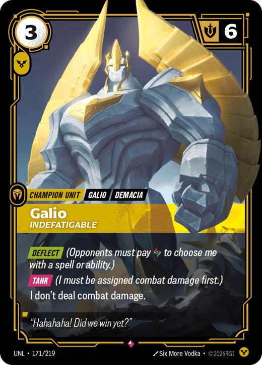 Galio, Infatigable UNL-171/219 — Unleashed