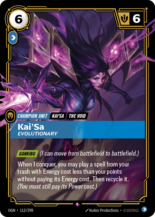 Kai'Sa, Evolutionary OGN-112/298 — Origins