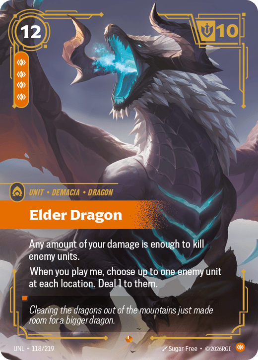 Elder Dragon UNL-118/219 — Unleashed
