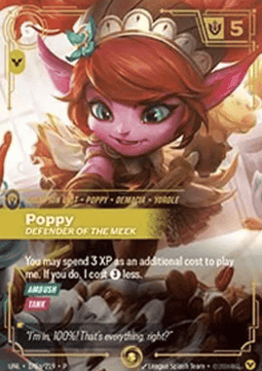 Poppy, Defender of the Meek UNLX178A — Unleashed: Promos