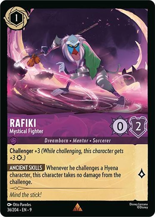 Rafiki - Combattant mystique 36/204 — Fabled