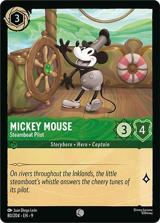 Mickey Mouse - Pilote de bateau à vapeur 80/204 — Fabled