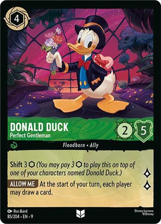 Donald Duck - Perfect Gentleman 85/204 — Fabled