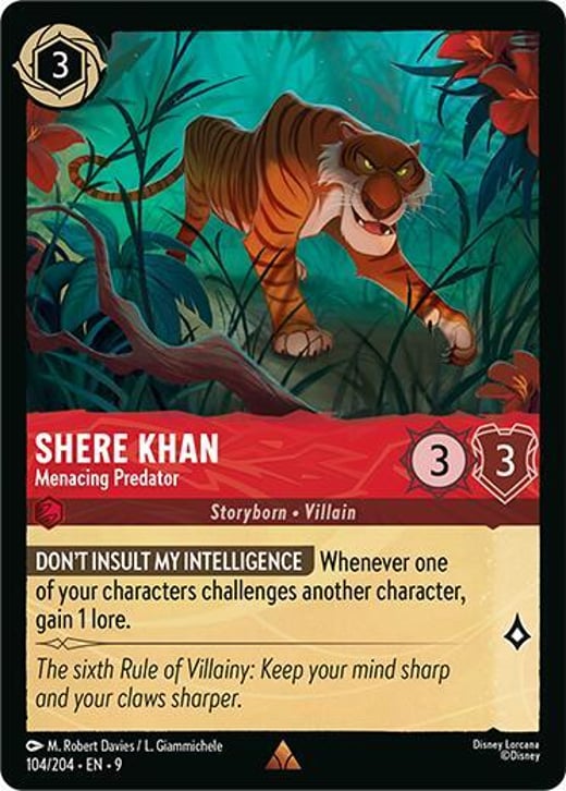 Shere Khan - Prédateur menaçant 104/204 — Fabled