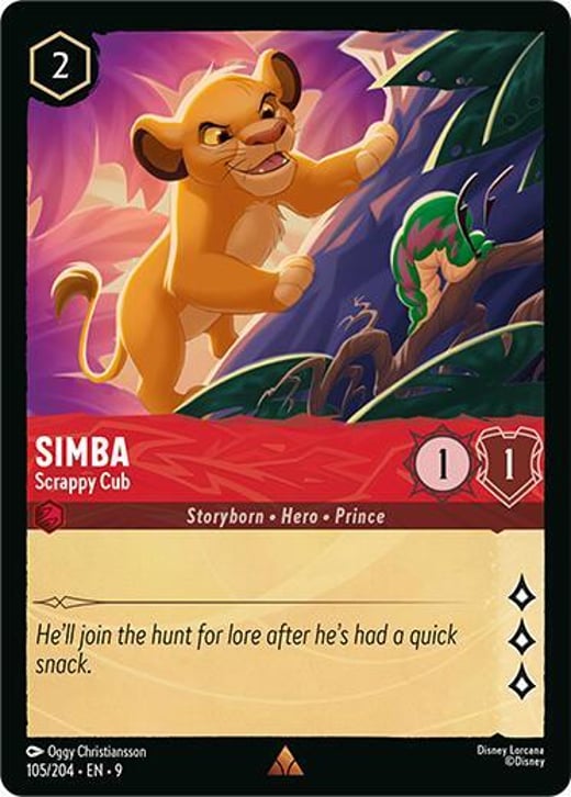 Simba - Lionceau bagarreur 105/204 — Fabled