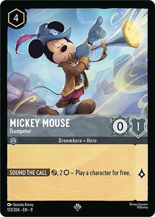 Mickey Mouse - Trompettiste 172/204 — Fabled