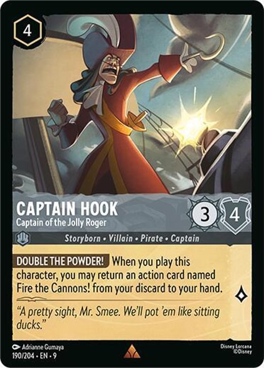 Captain Hook - Captain of the Jolly Roger 190/204 — Fabled