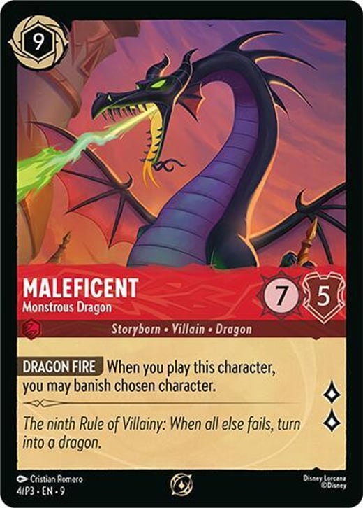 Maléfique - Dragon monstrueux 4/P3 — Fabled