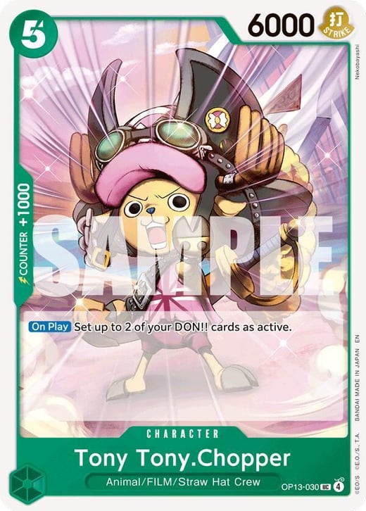 Tony-Tony Chopper OP13-030 — OP-13 Carrying On His Will