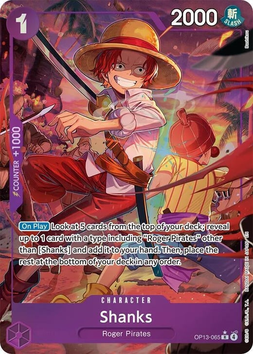 Shanks OP13-065_p1 — OP-13 Carrying On His Will