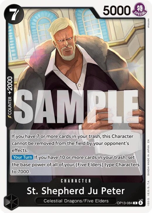 Saint Shepherd Ju Peter OP13-084 — OP-13 Carrying On His Will