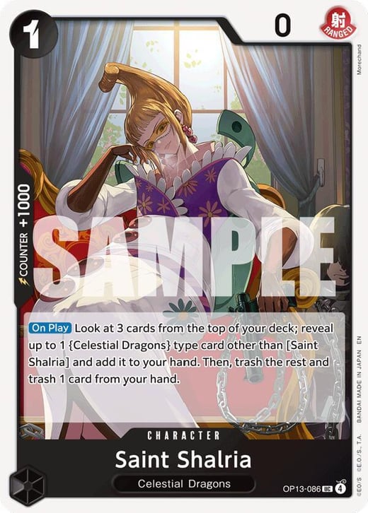 Princesse Sharlia OP13-086 — OP-13 Carrying On His Will