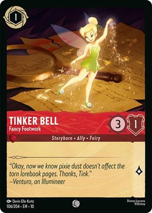 Tinker Bell - Fancy Footwork 106/204 — Whispers in the Well