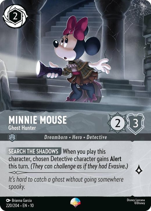 Minnie Mouse - Ghost Hunter (Epic) 220/204 — Whispers in the Well