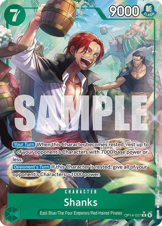 Shanks OP14-027_p1 — OP-14 The Azure Sea's Seven
