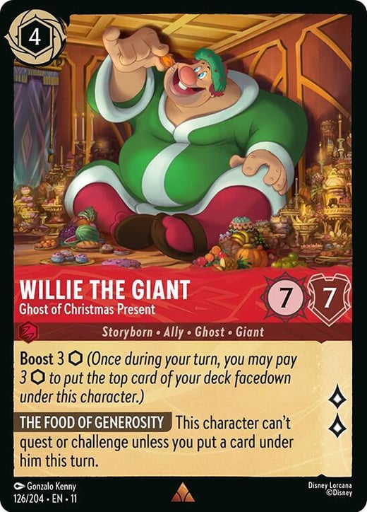 Willie le géant - Fantôme du Noël présent 126/204 — Winterspell
