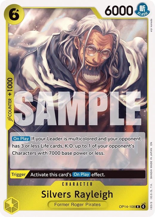 Silvers Rayleigh OP14-108 — OP-14 The Azure Sea's Seven