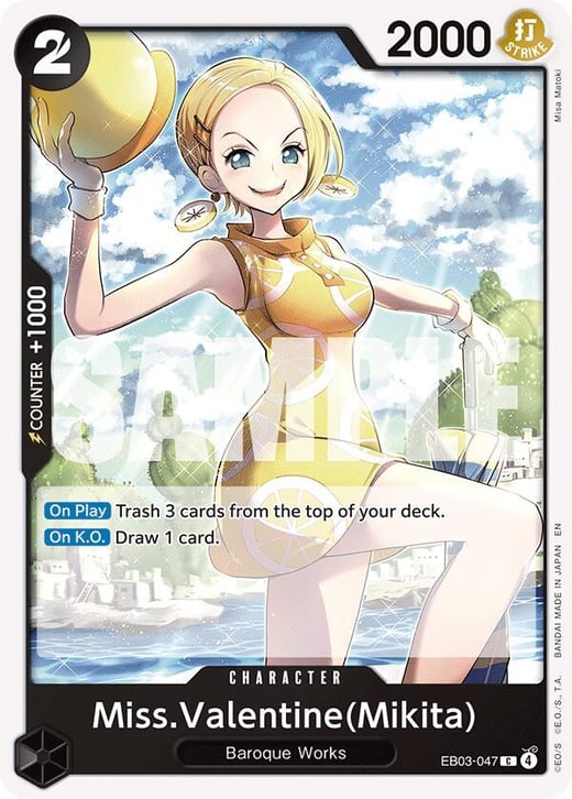 Miss Valentine(Mikita) EB03-047 — EB-03 One Piece Heroines Edition