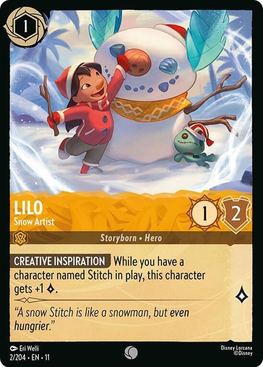 Lilo - Artiste de la neige 2/204 — Winterspell