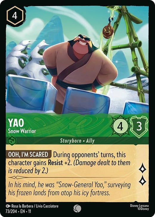 Yao - Snow Warrior 73/204 — Winterspell