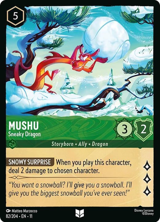 Mushu - Dragon malicieux 82/204 — Winterspell