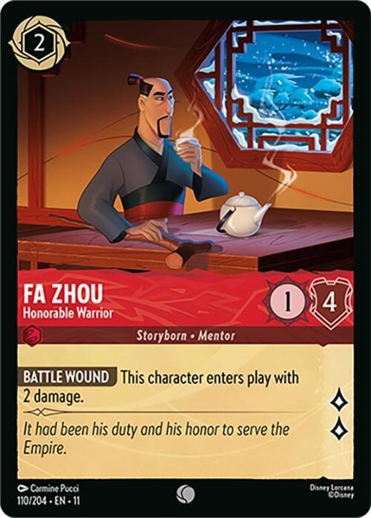 Fa Zhou - Honorable Warrior 110/204 — Winterspell