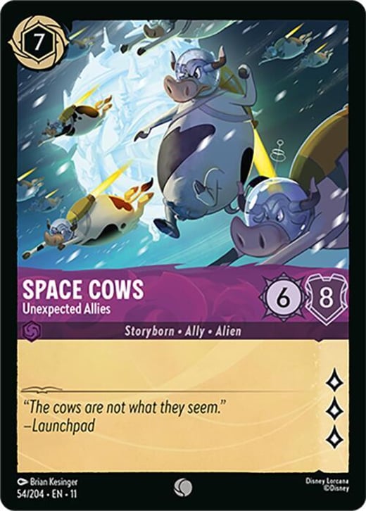 Space Cows - Unexpected Allies 54/204 — Winterspell