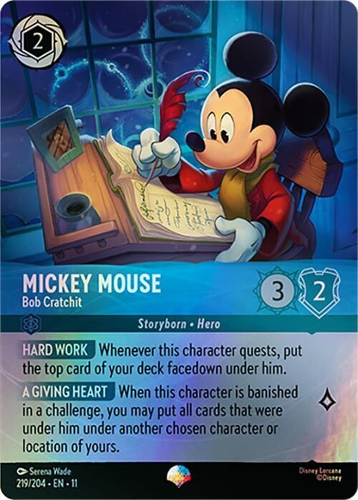 Mickey Mouse - Bob Cratchit 219/204 — Winterspell